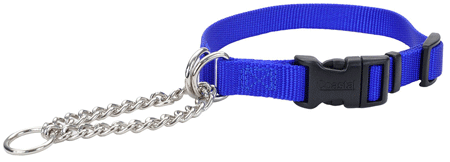 COASTAL Check Training Collar w/Buckle - 5/8 x 14-18in - Blue