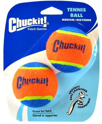 CHUCKIT Tennis Ball  2pk 2.5in. M