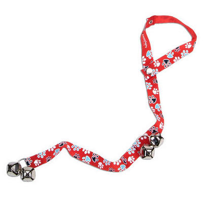 COASTAL Potty Training Bells - Red & White Paws