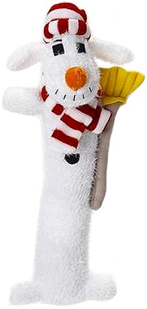 MULTIPET Holiday Loofa Dog Snowman 18" Large