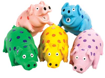 MULTIPET Globkens Pig Mini Assorted Colors