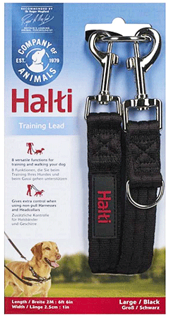 COMPANY OF ANIMALS Halti Training Leash L Black