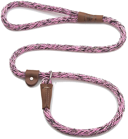 MENDOTA Slip Lead 1/2" x 4' Pink Camo