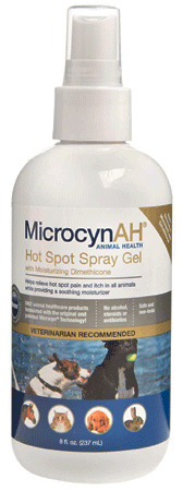 MICROCYN AH Hot Spot Spray Gel 8oz