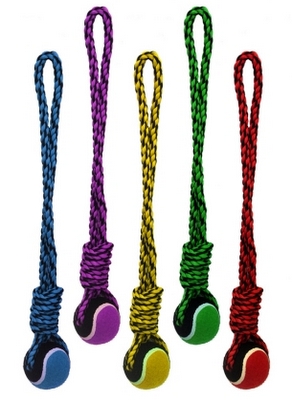 MULTIPET Nuts For Knots Rope w/Ball - 20 inch