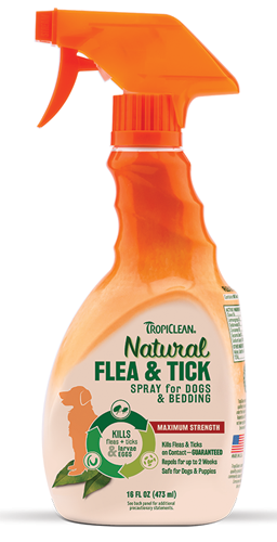 TROPICLEAN Natural Flea & Tick Spray 16oz