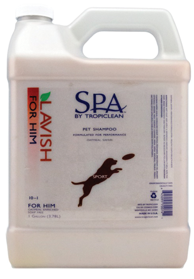 TROPICLEAN SPA Shampoo - For Him - Gallon