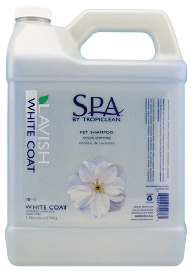 TROPICLEAN SPA Shampoo - White Coat - Gallon