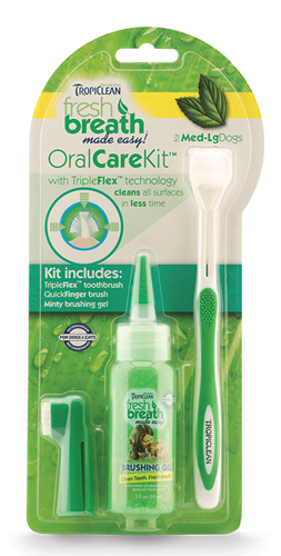 [TC00129] TROPICLEAN FreshBreath Oral Care Kit - M/L