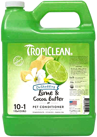 [TC06021] TROPICLEAN DeShedding Lime & Cocoa Butter Conditioner - Gallon