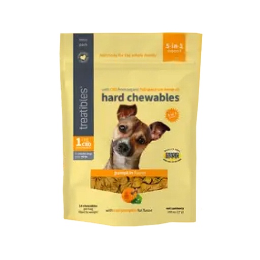 [TRT00569] *TREATIBLES Grain Free Pumpkin Chews 1mg Small 14ct