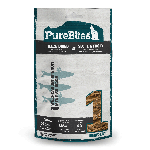 [PB00138] PURE BITES Cat Treats Freeze Dried Minnow 1.09oz