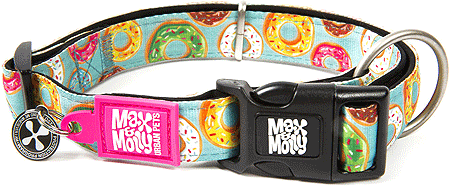 [MAX01620] *MAX&MOLLY Smart ID Dog Collar Donuts S 11-18"