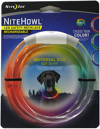 [NZ04461] NITE IZE NiteHowl LED Safety Necklace Rechargeable Disc-O Select