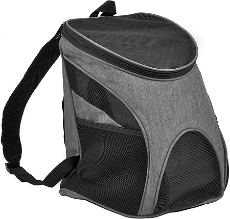 [DL0290 GREY] DOGLINE Pet Carrier Pack (Front or Back) Grey S