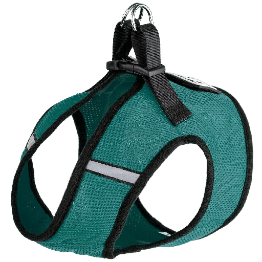 [DL8216 TEAL] DOGLINE Boston Mesh Harness XXL Teal