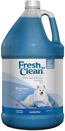 [LK21400] LAMBERT KAY Fresh'n Clean Snowy-Coat Whitening Shampoo 15:1 Gallon