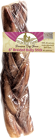 [FF63023] FIELDCREST FARMS Braided Bully Stick 6"