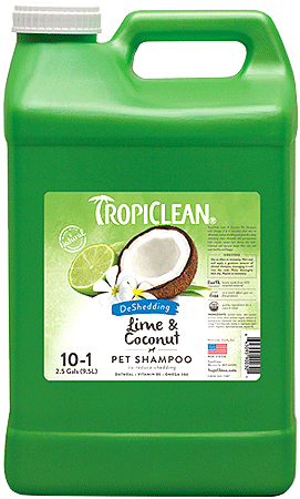 [TC90030] TROPICLEAN DeShedding Lime & Coconut Shampoo - 2.5 Gallons