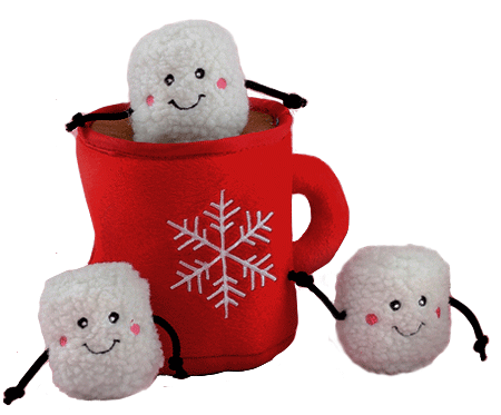 [ZPH01688] ZIPPY PAWS Holiday Burrow - Hot Cocoa