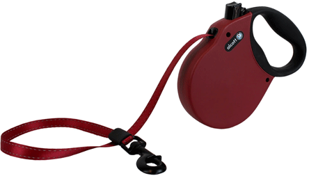 [PAW11513] P.A.W. Adventure Retractable Leash Red XS