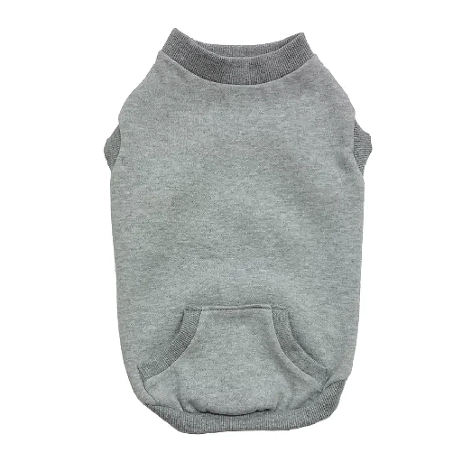 [FP55066 L] *FASHION PET Dog Sweatshirt Gray L