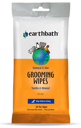 [EB02336] *EARTHBATH Grooming Wipes Oatmeal & Aloe 30ct