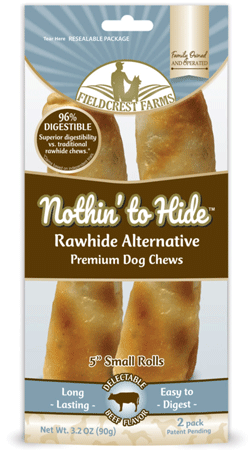 [FF63151] FIELDCREST FARMS Nothin' To Hide Small 5" Roll Beef 2pk