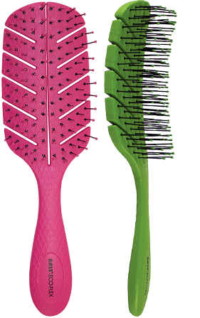 [BAS11197] BASS BIO-FLEX Detangle Brush - Leaf