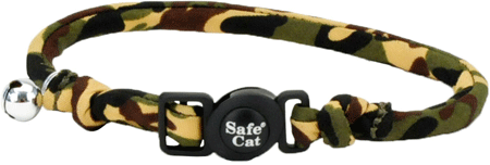 [CA6731 CAMO] COASTAL Safe Cat Round Fashion Collar 3/8" x 8-12" Camo