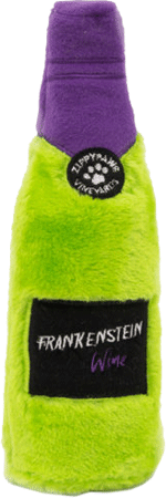 [ZPH01744] ZIPPY PAWS Halloween Happy Hour Crusherz Frankenstein Wine