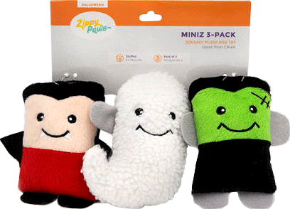 [ZPH68811] ZIPPY PAWS Halloween Miniz Monsters 3pk