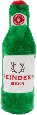 [ZPH01754] ZIPPY PAWS Holiday Happy Hour Crusherz Reindeer Beer