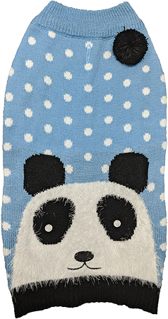 [FP60323 L] *FASHION PET Panda Sweater L