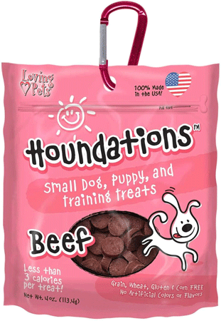 [LP08151] LOVING PETS Houndations Training Treats Beef 4oz