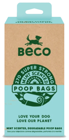 [BEC75477] *BECO Mint Scented Poop Bags 270ct