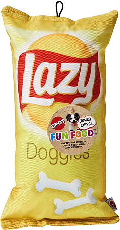 [E54588] *ETHICAL/SPOT Fun Food Chips Lazy Doggies 14"