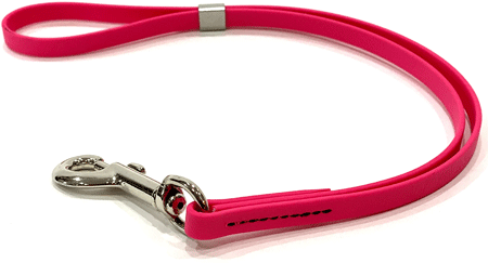 [DL7816 PINK] DOGLINE Biothane Grooming Loop 3/8" x 16" Pink