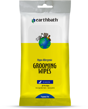 [EB02227] *EARTHBATH Grooming Wipes Hypo-Allergenic Fragrance Free 30ct