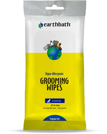 [EB02227] EARTHBATH Grooming Wipes Hypo-Allergenic Fragrance Free 30ct