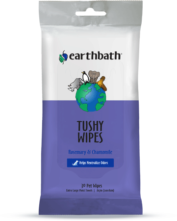 [EB02230] *EARTHBATH Tushy Wipes Rosemary & Chamomile 30ct