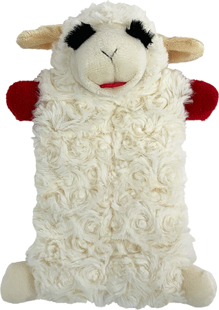 [MP48701] MULTIPET Lamb Chop Squeaker Mat 9in