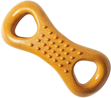 [E54720] *ETHICAL/SPOT Bam-Bone+ Figure-8 Bone 6.5" Peanut Butter