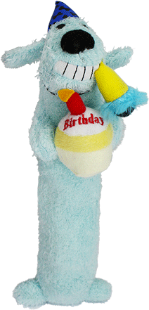 [MP47941] MULTIPET Birthday Loofa Dog 12" Blue