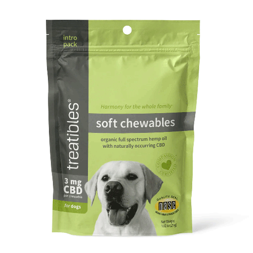 [TRT00835] *TREATIBLES Hemp Oil Soft Chews for Dogs 12ct