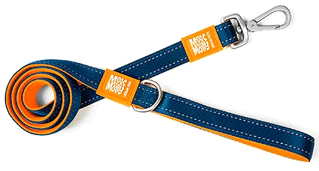 [MAX01716] *MAX&MOLLY Classic Neoprene Leash Matrix Orange S 5/8" x 4ft