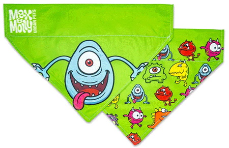 [MAX02486] *MAX&MOLLY Bandana Little Monsters XS/S