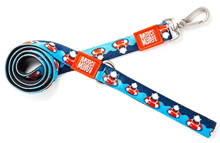 [MAX02313] *MAX&MOLLY Classic Neoprene Leash Frenzy The Shark XS 3/8" x 4ft