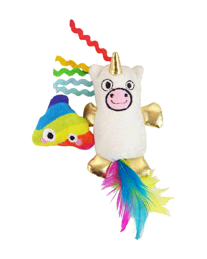 [MAD06529] MAD CAT Mewnicorn Cat Toys 2pk