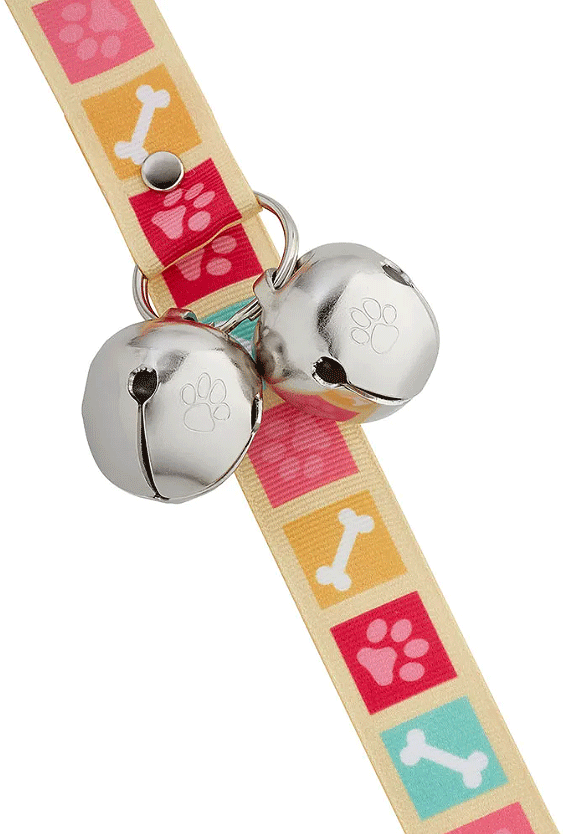 POOCHIE BELLS Classic Dogs Life Bone Appetite Pink